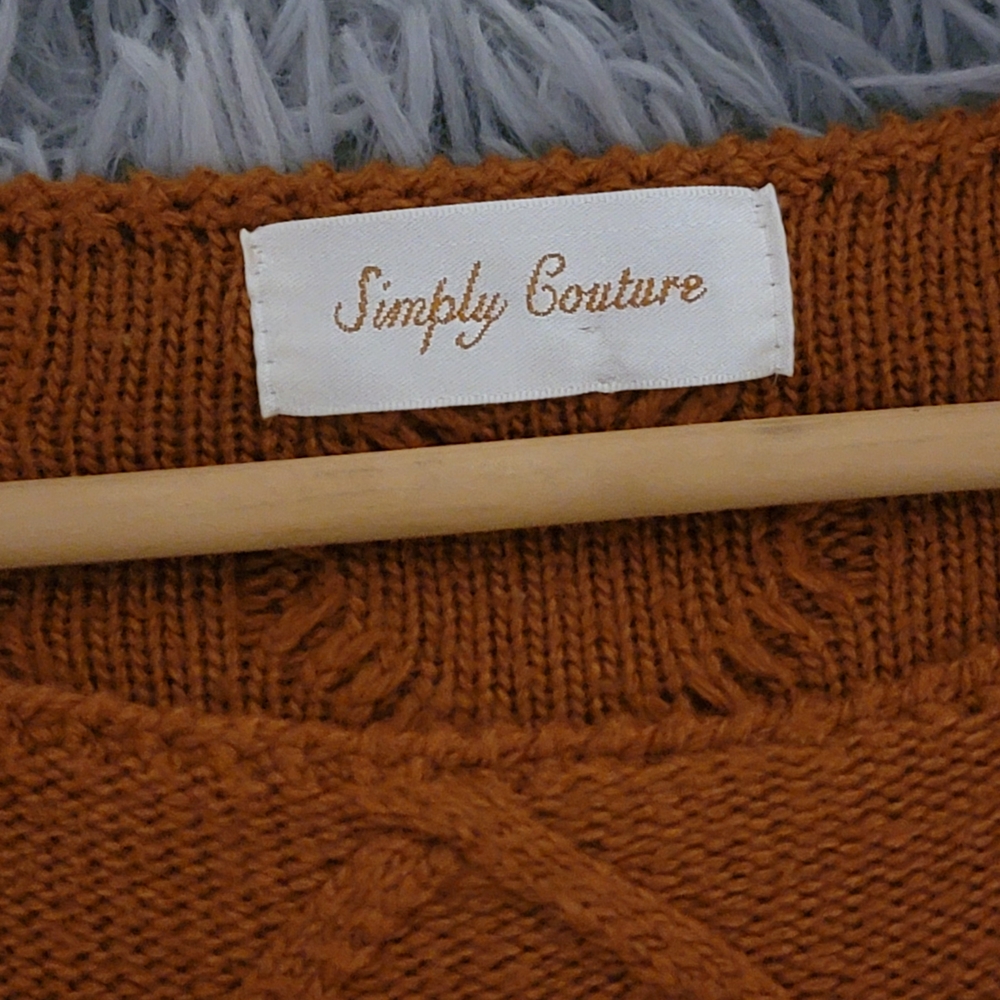 Simply Couture Knit & Lace Sweater - Picture 7 of 8